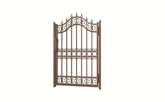 Ornamental Garden Safety Small Entrance Door/Side Gate/Wrought Iron Gate