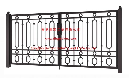 Simple Design Ornamental Wrought Iron Gates