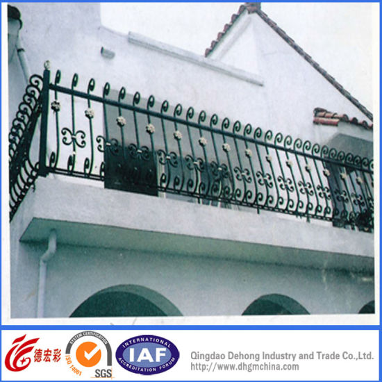 Customized Wrought Iron Balcony/Stair/Steel Railings