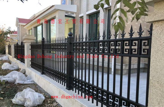 Black New Design Chinese Style Security Garden Fences