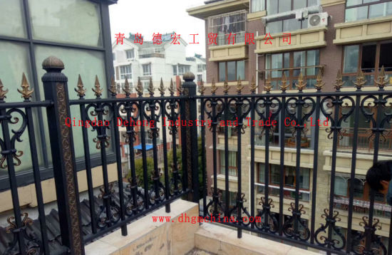 Black New Design Chinese Style Security Garden Fences