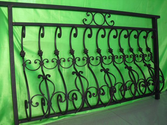 Beautiful Decorative Vintage Wrought Iron Balcony Railing Balustrade