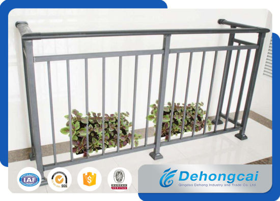 Modern Aluminium Balcony Balustrade / Decorative Galvanized Steel Balcony Railing Prices