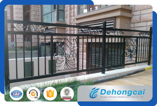 Customed Ornamental Wrought Iron Balcony Fence with High Quality