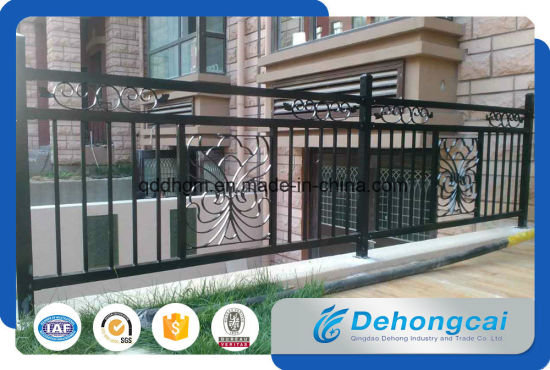 Beautiful Economical Practical Residential Wrought Iron Fence (dhfence-7)